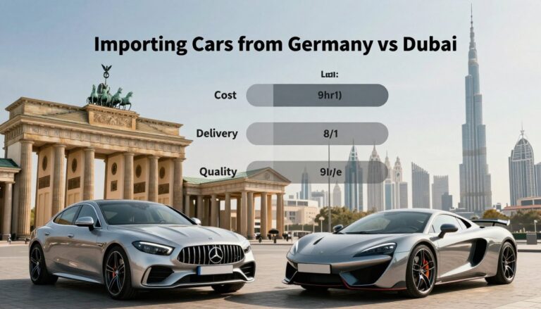 importar coche alemania vs dubai